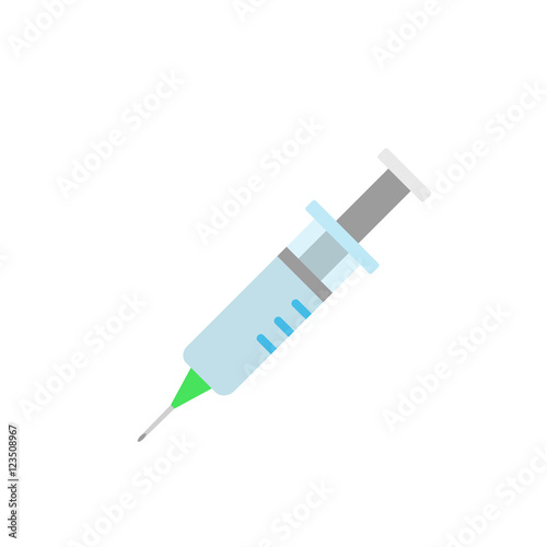 Leinwand Poster  injection needle  vector  icon