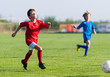 © Dusan Kostic - Boys playing football soccer game on sports field