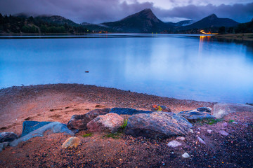 Wall Mural - A Septemeber Morning At Lake Estes