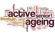 Active ageing word cloud