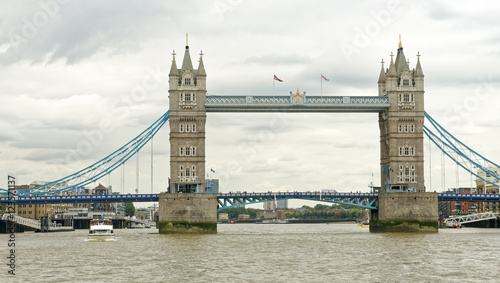 Zdjęcie XXL Widok z rzeki Tamizy słynny Tower Bridge w Londynie, Anglia