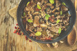 © Alessio Orrù - Stufato di manzo e funghi, beef and mushroom stew