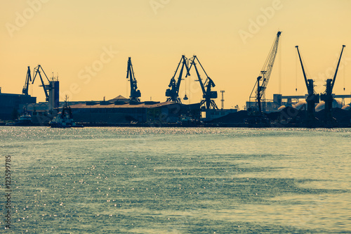 heavy load dockside cranes