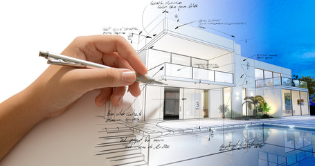 Aufkleber - Architecture creative process