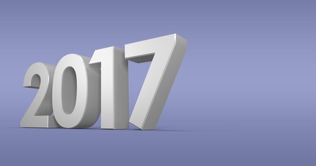 Poster - Composite image of digitally generated image of year