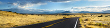 Beautiful Endless Wavy Road In Arizona Desert