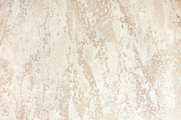 Wall Mural - Wall with light brown color decorative plaster. backgrounds textured