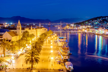 Wall Mural - View of Trogir medieval town