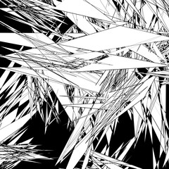 Aufkleber - Grungy, edgy texture with random elements - Abstract illustratio