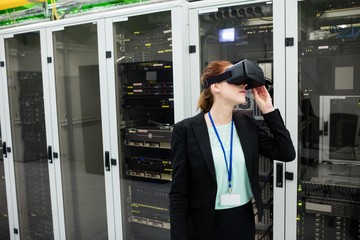 Poster - Technician using virtual reality headset