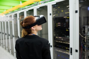 Poster - Technician using virtual reality headset