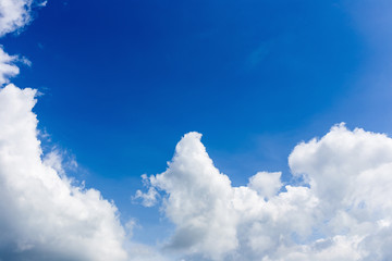 Blue sky with clouds