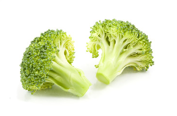 Wall Mural - broccoli isolated on white background