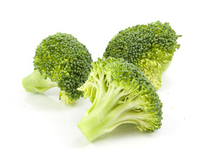 Wall Mural - broccoli isolated on white background