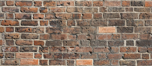 Naklejka - mata magnetyczna na lodówkę Old brick wall background