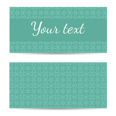 Set of abstract template banners  with space for text. Vector il