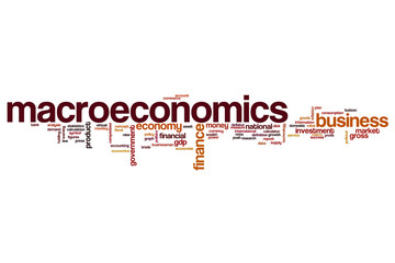 Poster - Macroeconomics word cloud