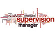 Supervision word cloud