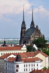 Wall Mural - old cathedral, city Prague, Czech republic, Europe