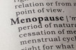 © Feng Yu - Dictionary definition of menopause