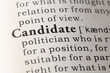© Feng Yu - Dictionary definition of candidate