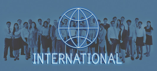 Poster - Global World Business Marketing Graphic Icon Concept
