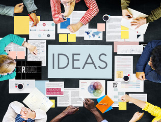 Sticker - Ideas Creativity Objective Vision Concept