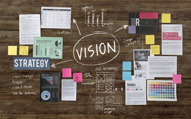 vision inspiration motivation objective planning concept