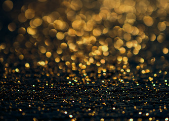 Wall Mural - christmas background. festive abstract background with bokeh def