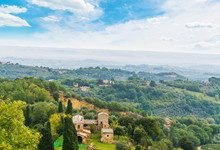 Quaint Valley In Montalcino