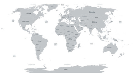 political world map