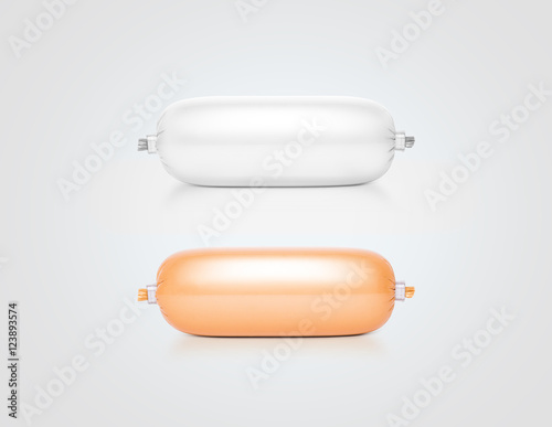 Download Blank White And Yellow Pate Bag Design Mockup Isolated Clipping Path Space Sausage Plastic Packaging Mock Up Snack Paste Polythene Pouch Template Processed Melted Cheese Stick Vacuum Sachet Stock Photo Adobe