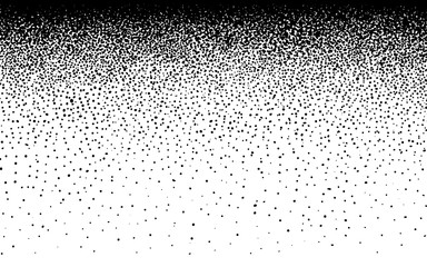 Wall Mural - rectangle gradient screen tone with black dots