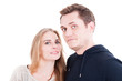 © Catalin Pop - Handsome couple posing wearing autumn casual clothes