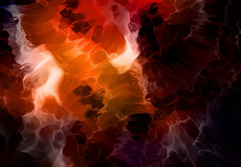 Wall Mural - Color abstract background. Lava structure. Computer collage. Earth Concept.