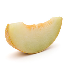 Poster - melon slice isolated on white background cutout