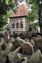 Jewish Cemetery In Prague, Czech Republic