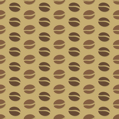 Wall Mural - coffee beans pattern