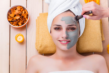Young Woman In Spa Health Concept 
