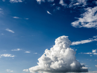 Blue sky with clouds,cloudy