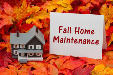 Wall Mural - Home maintenance for the fall season