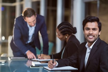 Poster - Businessman sitting in a meeting in the conference room