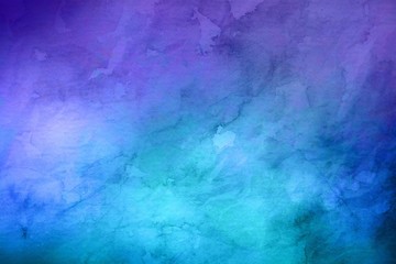 Blue and purple background resembling watercolor