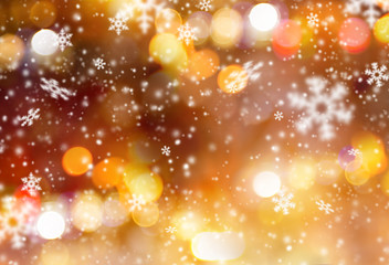 Wall Mural - christmas decoration on abstract background