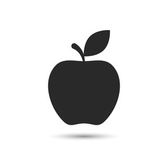 apple icon vector isolated illustration.