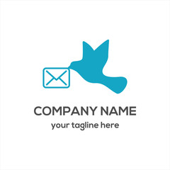 Canvas Print - Bird Delivery Logo