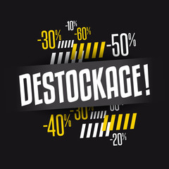 Poster - Destockage