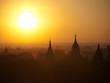 © ivanmateev - Panorama of Bagan pagodas valley shot at sunrise