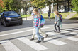 © Louis-Paul Photo - school children crossing the street