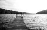 Fototapeta Pomosty - Pomost - Kładka nad jeziorem 